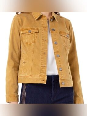 Liverpool Los Angeles Honey Mustard Denim Jean Jacket